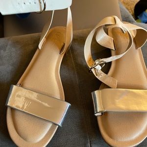 Loft silver sandals.